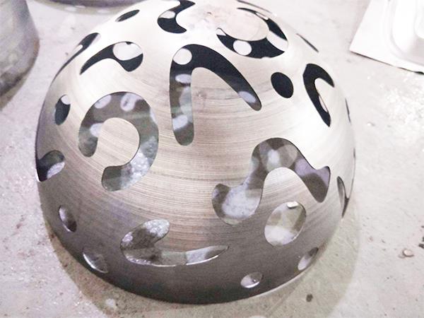 3D laser cutting sample 